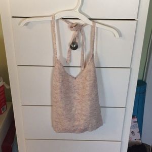 Cropped halter tank